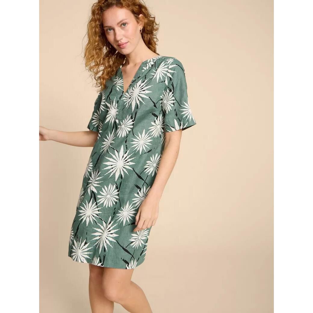 White Stuff June Linen Shift Dress Ballantynes Department Store